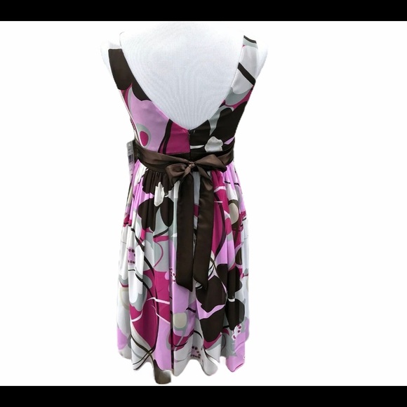 Trixxi Empire Dress Surplice Sleeveless Size 3 NEW - Picture 2 of 13